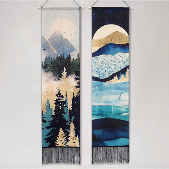 Urban Outfitters Other - Retro Forest Mountain Vintage Retro Nature Pop Art Abstrct Dorm Tapestry Decor